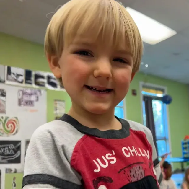 Smiling Beansprout Academy preschooler